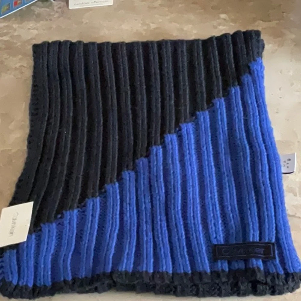 CALVIN KLEIN Men’s Scarf 100% Acrylic